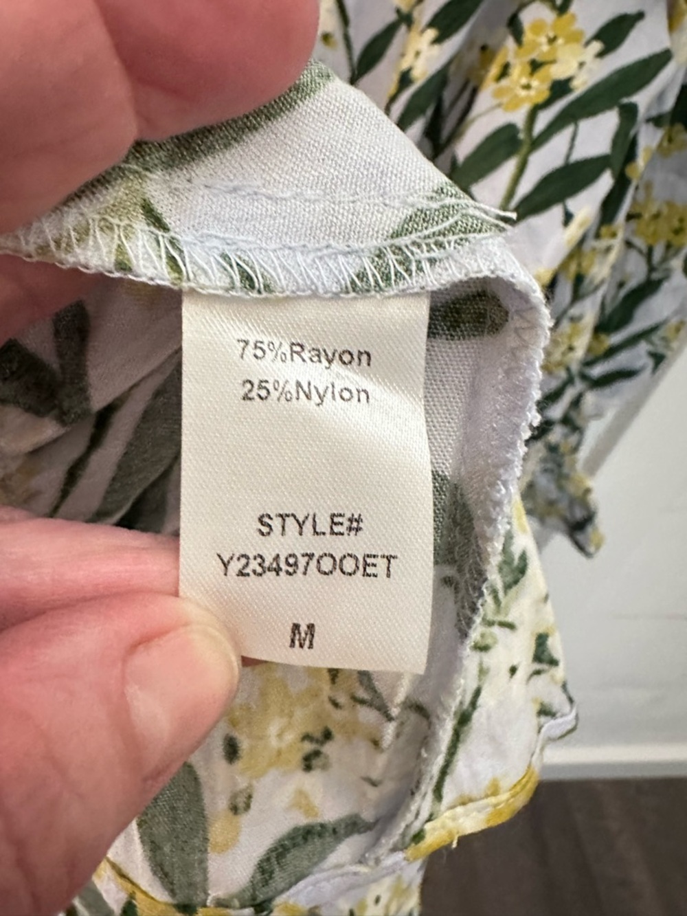 TUCKERNUCK POMANDER PLACE M Palmetto Garden kenzo smocked wrist midi dress boho - Picture 9 of 15